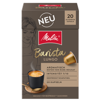 Verpackung von Melitta® Barista Lungo Kaffeekapseln, Intensität 7/10, 20 Kapseln