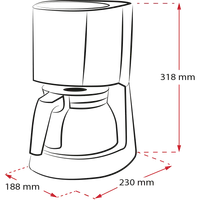 Produktbild von Enjoy® Top Filterkaffeemaschine, Weiss - 6