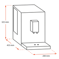 Productafbeelding van Purista® bonen-naar-kopmachine, zwart - 9