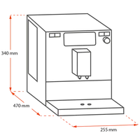 Produktbild von CI Touch® Kaffeevollautomat, silber (Refurbished) Kaffeevollautomat, Silber - 5