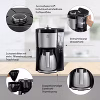 Produktbild von LOOK® Therm Perfection Filterkaffeemaschine, Schwarz - 17