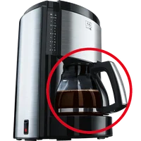 Produktbild von Glaskanne, Look III de Luxe: Typ M 651/ 652, schwarz-Edelstahl  - 1