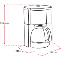 Produktbild von LOOK® Perfection Filterkaffeemaschine, Weiss - 20