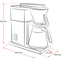 Produktbild von Melitta One® Therm Filterkaffeemaschine, Edelstahl - 4
