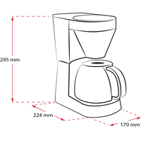 Produktbild von Easy Filterkaffeemaschine, Weiss - 7