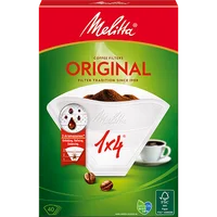 Imagen del producto Melitta® Original, 1x4®, 40 piezas, bolsas de filtro blancas® - 2