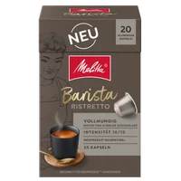 Verpackung von Melitta® Barista Ristretto Kaffeekapseln, Intensität 10/10, 20 Kapseln