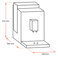 Product image of Avanza® bean to cup machine, stainless steel - 1