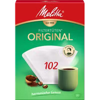 Produktbild von Melitta® Original, 102®, weiß, 80 St. Filtertüten®, Weiss - 1