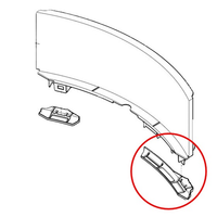 Produktbild von Auffangschalendichtung für Barista TS Smart®, rechts  - 2