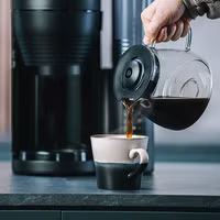 Product image of AromaFresh Pro filter coffee machine with grinder, black - 1