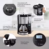Produktbild von LOOK® Timer Filterkaffeemaschine, Schwarz - 30