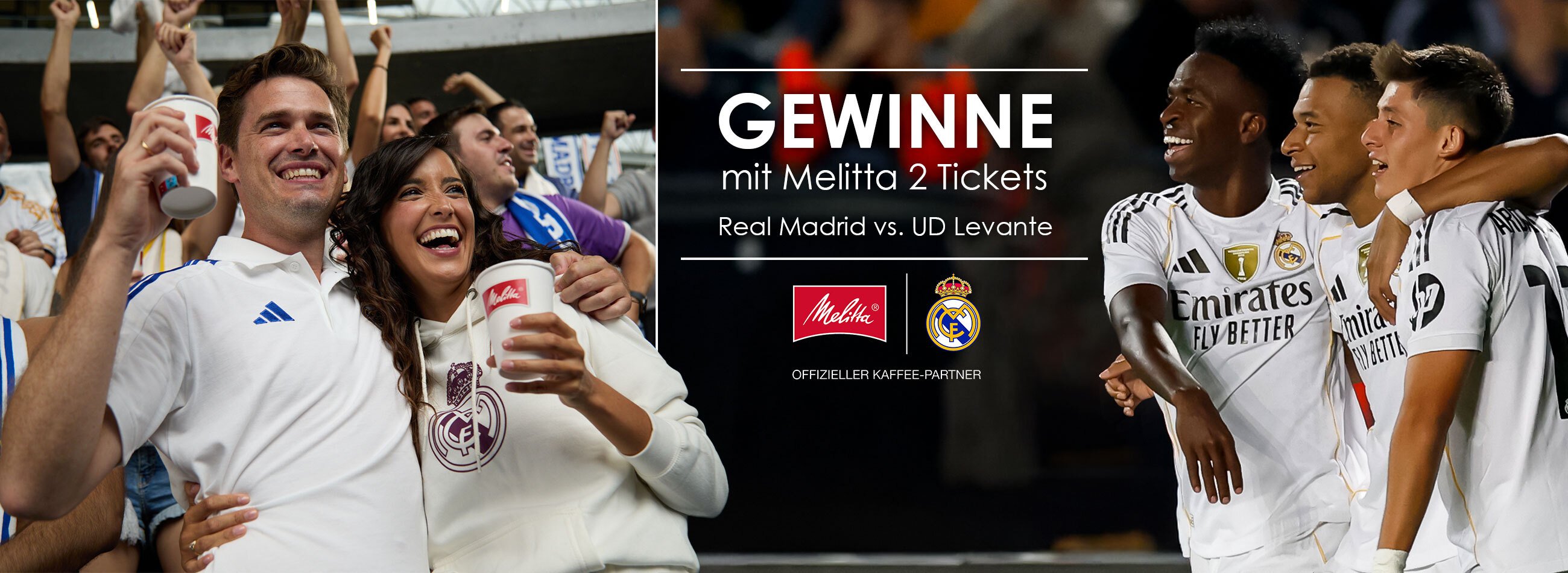 Melitta Real Madrid Gewinnspiel - Jetzt Tickets gewinnen!