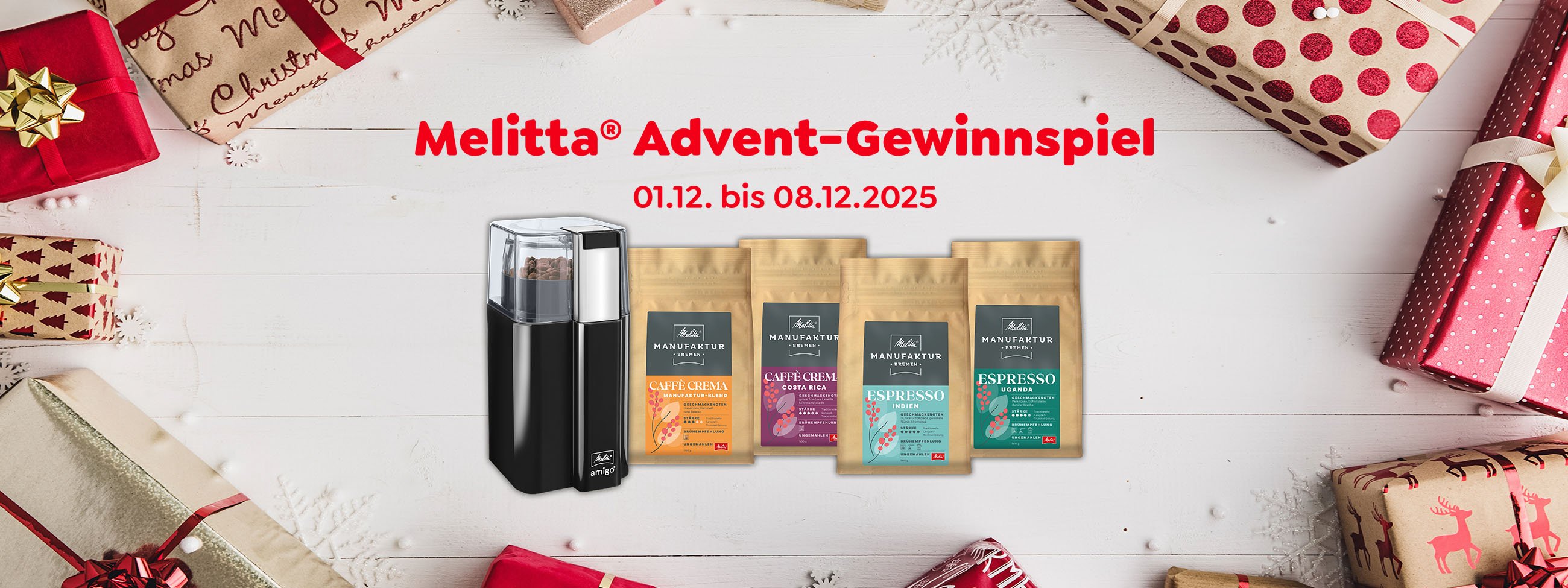 Melitta Advent Gewinnspiel