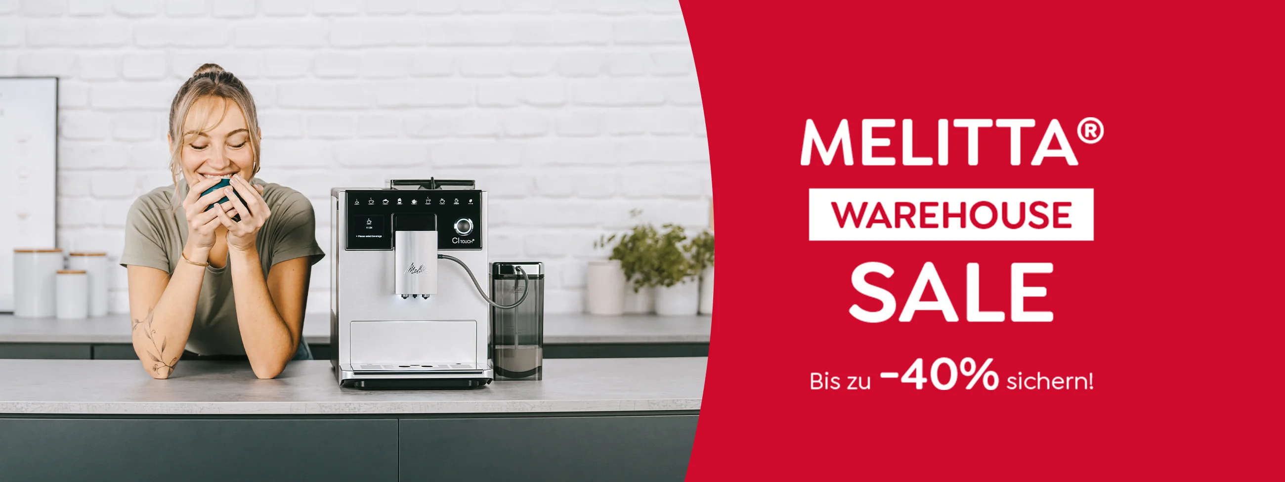 Melitta Warehouse Sale - jetzt bis zu -40% sichern!