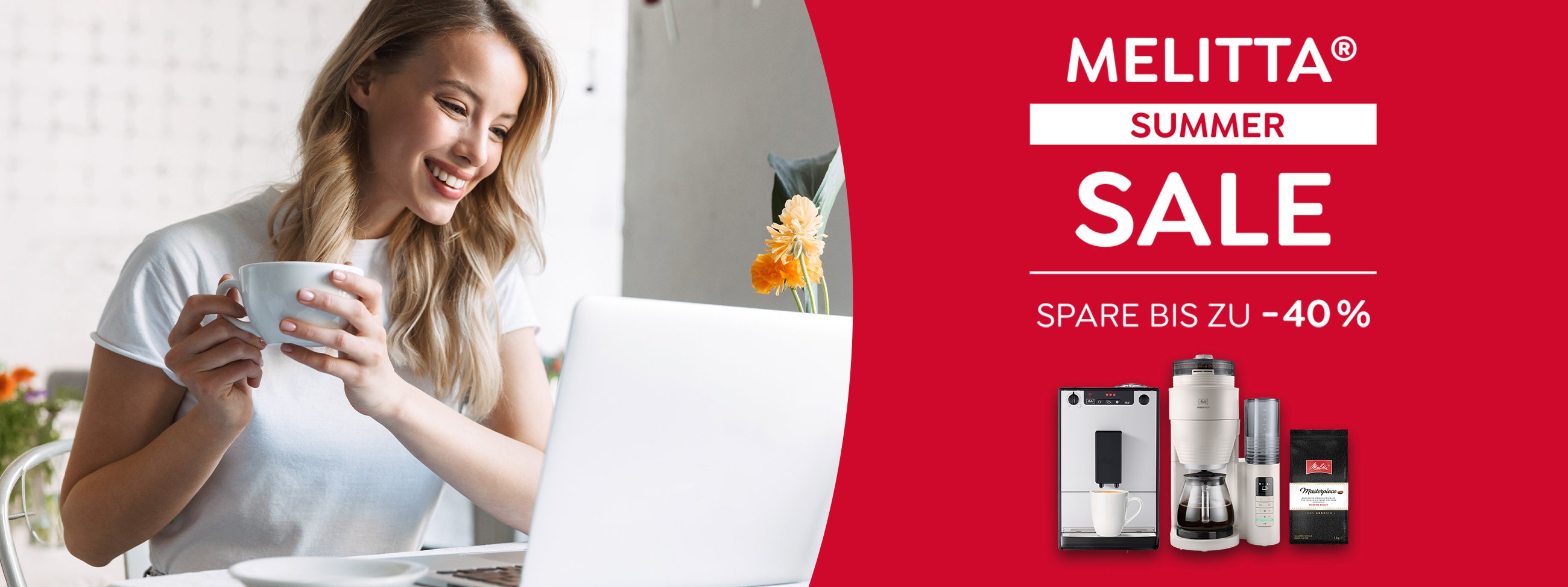 Melitta Summer Sale - spare bis  zu -40%
