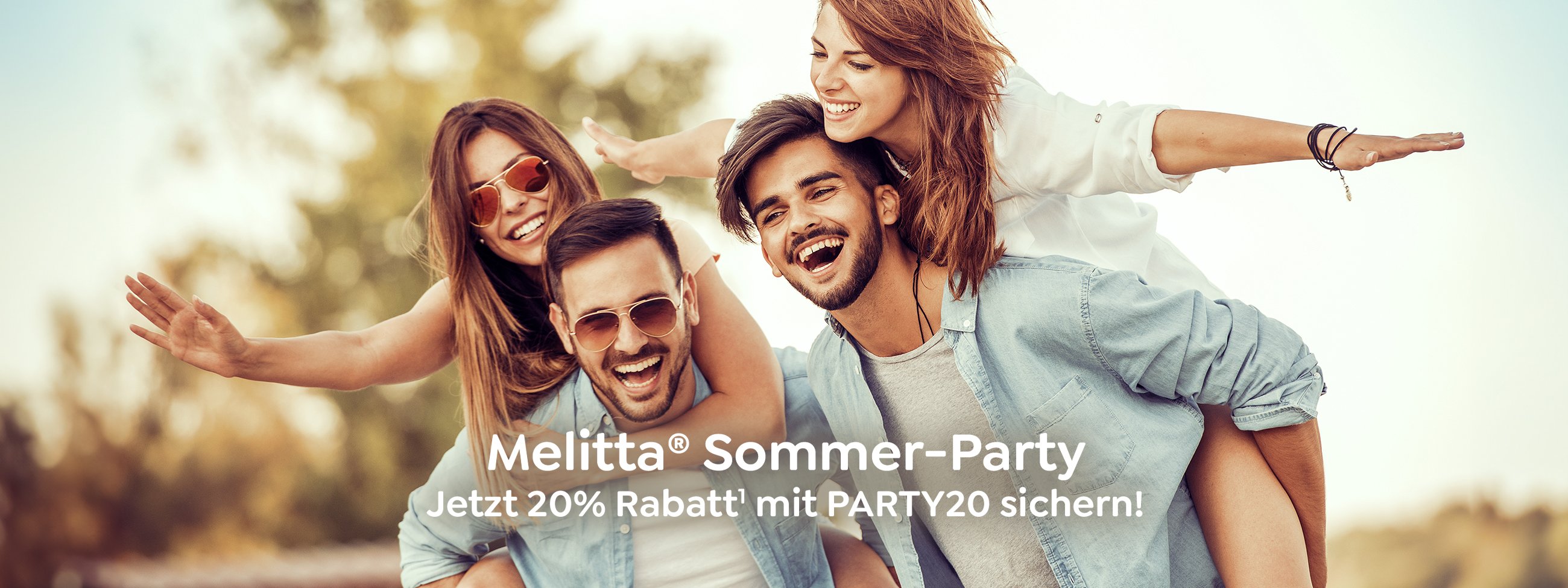 Sommer-Party: Jetzt 20% Rabatt mit PARTY20 sichern!