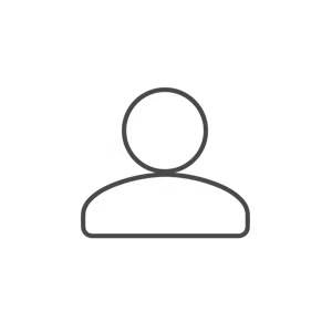 Icon of a person as a sign of private information