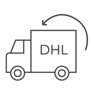 Icon DHL-LKW Icon DHL-LKW, Paket verschicken