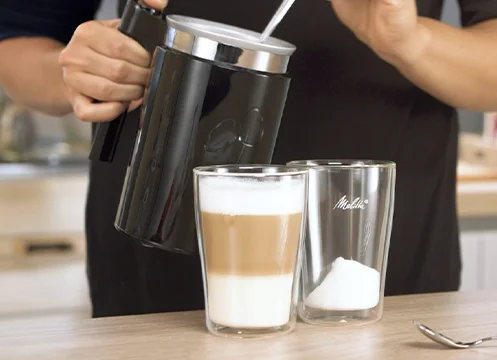 Milk foam from Melitta Molino