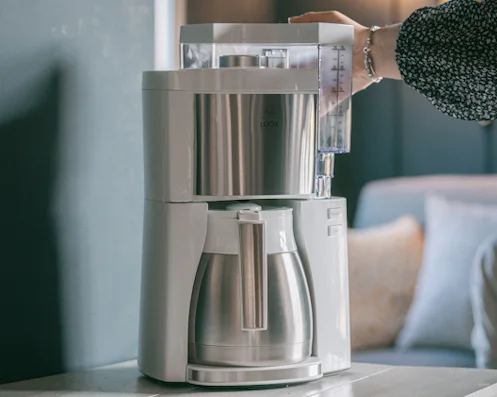 Melitta LOOK Therm Perfection Filterkaffeemaschine mit Thermkanne und abnehmbarem Wassertank