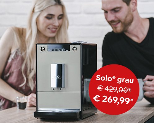 Melitta Solo Kaffeevollautomat grau um 269,99€ statt 429€