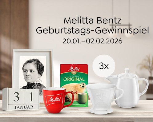 Melitta Bentz Geburtstags-Gewinnspiel 20.01.-02.02.2026