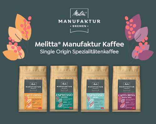 Melitta Manufaktur Kaffee - Single Origin Spezialitätenkaffee