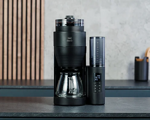 Melitta Aroma Fresh sobre una mesa de piedra