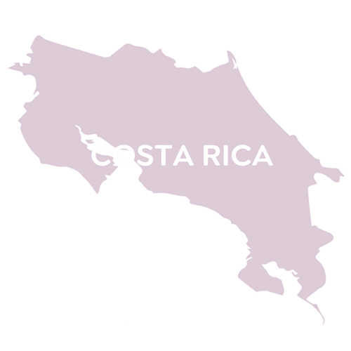 Carte du Costa Rica