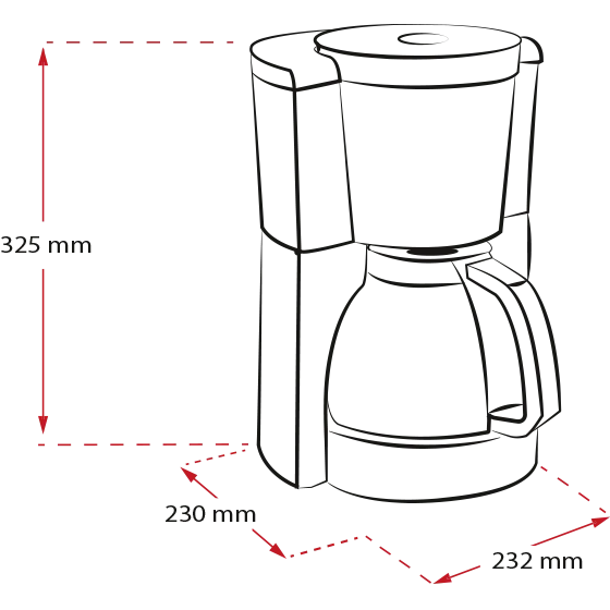 Produktbild av LOOK® Selection filterkaffemaskin - 1