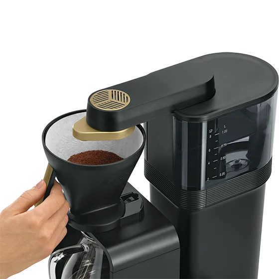 Produktbild von epour® Filterkaffeemaschine, Schwarz-Gold - 4