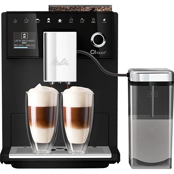 Imagen del producto de la Machines à expresso à grains CI Touch®, negro mate - 1