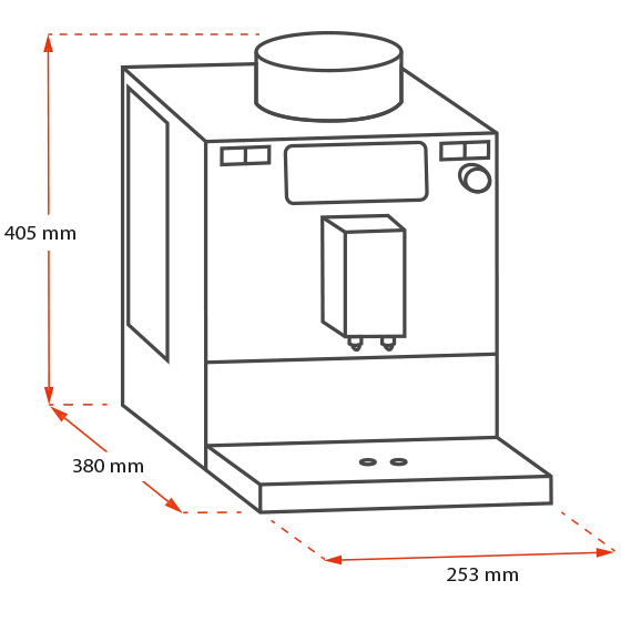 Produktbild von Varianza® CSP, schwarz (Refurbished) Kaffeevollautomat - 2