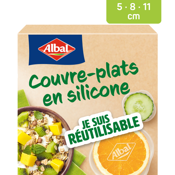 Couvre-plats en silicone Set S x3 (5CM + 8CM + 11CM) ALBAL