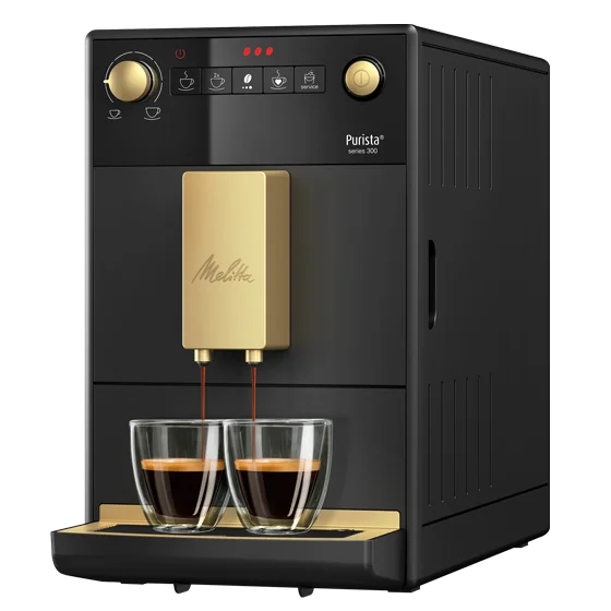 Produktbild von Purista® Kaffeevollautomat, Schwarz-Gold - 1