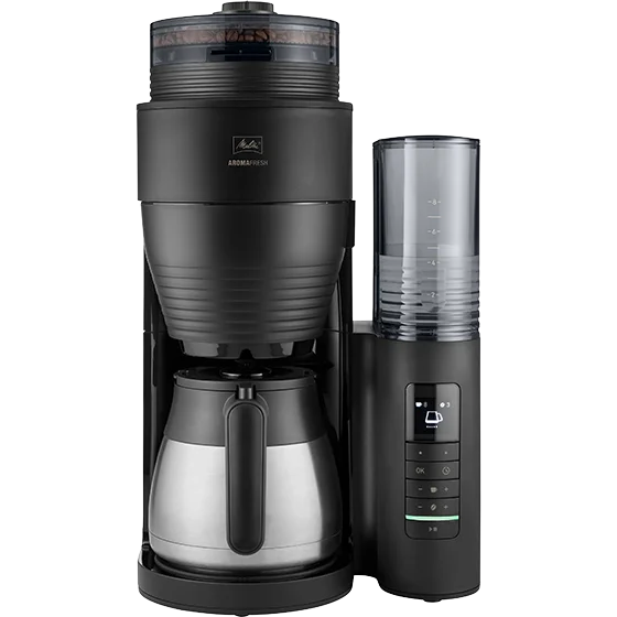 Productafbeelding van AromaFresh Therm Pro filterkoffiezetapparaat met molen, zwart - 4
