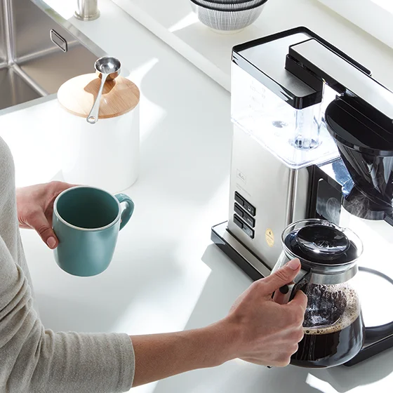 Produktbild von AromaSignature® DeLuxe Filterkaffeemaschine, Schwarz-Edelstahl - 6