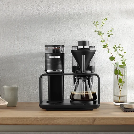 Produktbild av EPOS® filterkaffemaskin med kvarn, svart-krom - 4