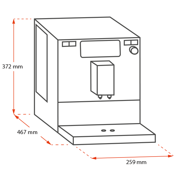 Produktbild von Barista TS Smart® Plus, Edelstahl (Refurbished) Kaffeevollautomat - 1