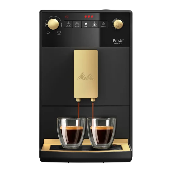 Produktbild von Purista® Kaffeevollautomat, Schwarz-Gold - 3