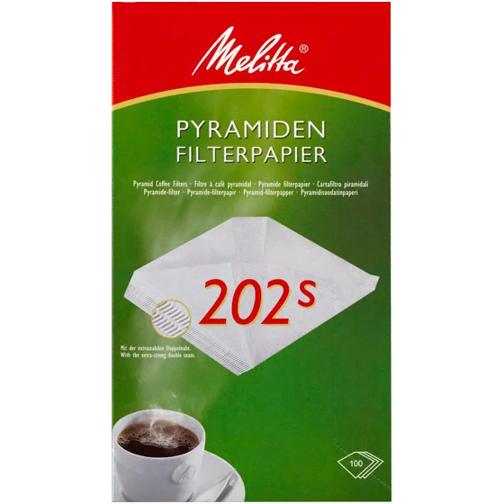 Melitta® 202 Produktbild von Melitta® 202 Pyramiden-Filterpapier - 1