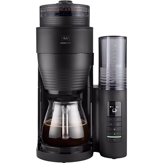 Product image of AromaFresh Pro filter coffee machine with grinder, black - 4