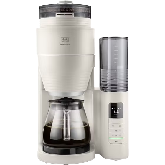 AromaFresh Warm Grey - Filterkaffeemaschine mit Mahlwerk
