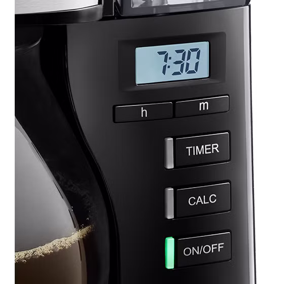 Produktbild von LOOK® Timer Filterkaffeemaschine, Schwarz - 20