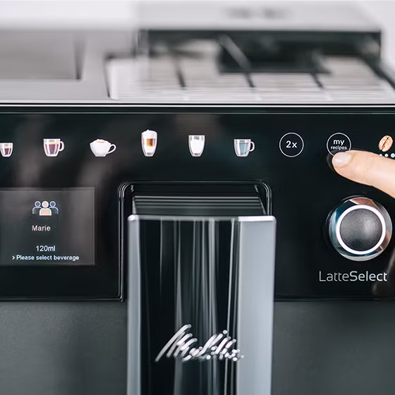 Produktbild von LatteSelect Kaffeevollautomat, Mattschwarz - 6