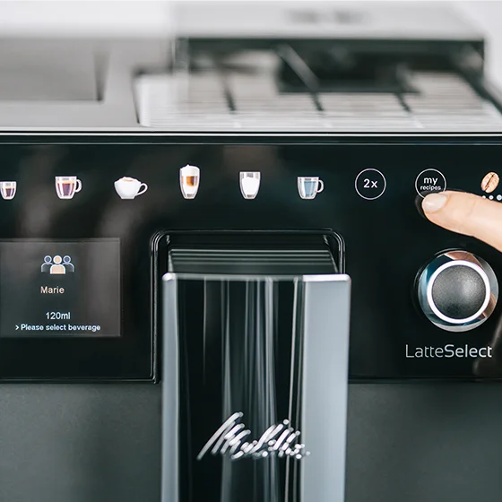 Produktbild von LatteSelect Kaffeevollautomat, Mattschwarz - 6