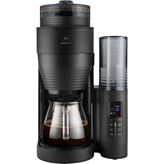 AromaFresh Product image of AromaFresh filter coffee machine with grinder, black - 6