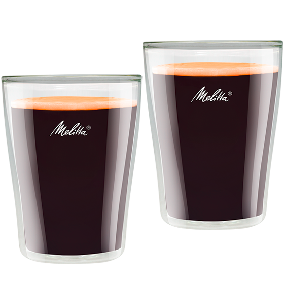 Doppelwandige Kaffee-Gläser Doppelwandige Kaffee-Gläser