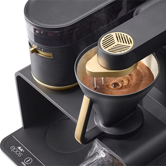 Produktbild von EPOS® Filterkaffeemaschine mit Mahlwerk, Schwarz-Gold - 6
